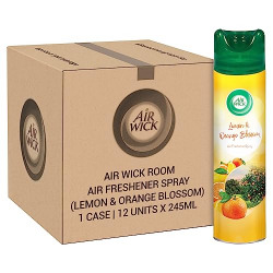 Air Wick 245 ml (Pack of 12) - Orange Blossom, Room Air Freshener Spra