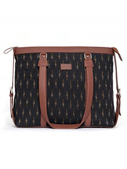ZOUK VEGAN LEATHER WOMEN'S OFFICE BAG FOR 15.6 INCH LAPTOP, MACBOOK