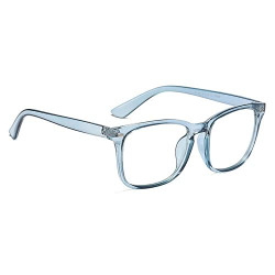 Dervin Blue Light Blocking Glasses Gaming Filter Transparent Square Ey