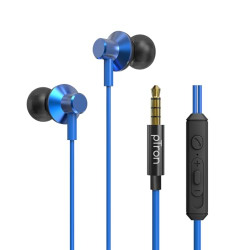 PTRON PRIDE LITE IN-EAR WIRED EARPHONES WITH IN-LINE MIC, 10MM DYNAMIC