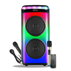 PTRON FUSION PARTY PRO 100W KARAOKE BLUETOOTH PARTY SPEAKER (BLACK)