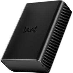 boAt 20000 mAh 22.5 W Power Bank (Carbon Black, Lithium Polymer, Fast