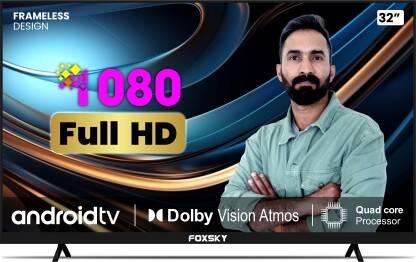 Foxsky 80 cm (32 inch) HD Ready LED Smart Android TV (32 FSELS PRO)