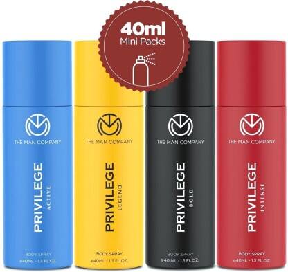 THE MAN COMPANY Privilege Combo Travel Pack | Premium Long Lasting Fra