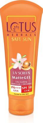 LOTUS HERBALS Sunscreen - SPF 50 PA+++ Safe Sun Invisib...
