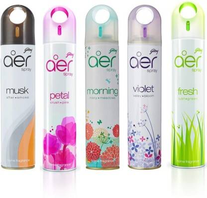 Godrej Petal crush pink, Musk after smoke, Violet velly bloom, Morning