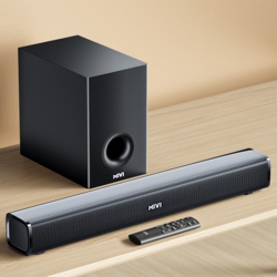 Mivi Fort H160 Soundbar, 160 Watts, 2.1 Channel, Multi-Input and EQ Mo