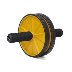 Amazon Brand - Symactive Home Gym Dual Anti-Skid Wheel Ab Roller/Blast