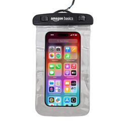 AmazonBasics Non-Toxic TPU and Plastic Dry Bag Case for iPhone Xs Max