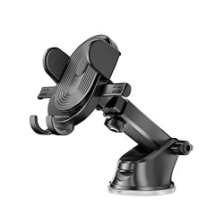 Amazon Basics Universal Car Mobile Holder for Dashboard with One Touch