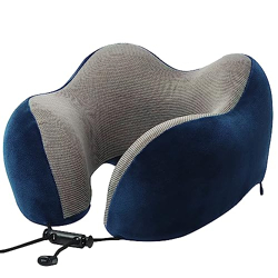 Billebon Extra Soft Memory Foam Luxury Travel Neck Support Rest Pillow