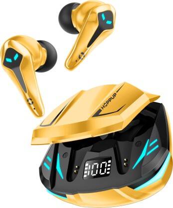 HOPPUP PREDATOR XO3 GAMING EARBUDS WITH 35MS LOW LATENCY, 13MM DRIVERS