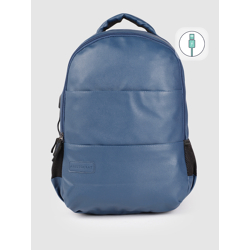 Aristocrat Unisex Navy Blue CLASSIC Laptop Backpack with USB Charging