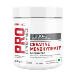 GNC Pro Performance Pure Micronized Creatine Monohydrate | 250 gm | 83