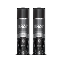 LAYER'R SHOT - LEONARDO LONG LASTING BODY SPRAY - FOR MEN (240ML, PACK