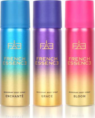 FRENCH ESSENCE LUXURY COMBO PACK ENCHANTE,GRACE & BLOOM (50ML EACH) LO