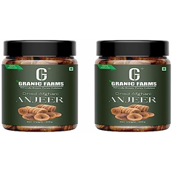 Granic Farms Premium Dried Afghani Anjeer 200g each (Pack of 2), Dry F