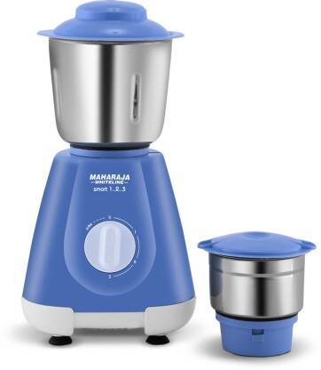 MAHARAJA WHITELINE SMART 1..2..3 500 W MIXER GRINDER(MX-221 | 2 JARS |