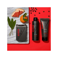 GUESS Men Grooming Effect Boost & Caffeine Invigorating Hair & Body Wa