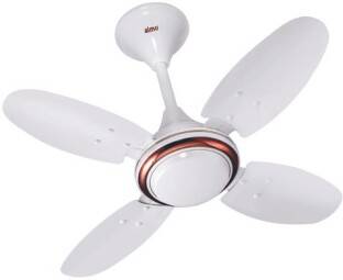 Almo Ultra high Speed 600 mm Anti Dust 4 Blade Ceiling Fan(White) 600