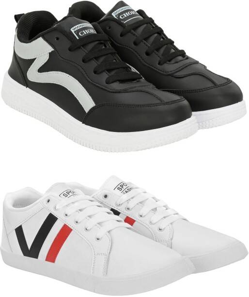 BIRDE Premium Casual Sneakers Shoes For Men PACK OF 2 S...