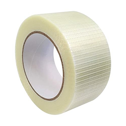 AIPL Cross Filament Strapping Tape, 1 Roll 2 Inch x 50 Meter, Heavy Du