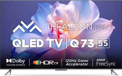 iFFALCON by TCL 139 cm (55 inch) QLED Ultra HD (4K) Smart Google TV Do