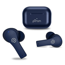 pTron Bassbuds Tango in-Ear TWS Earbuds, TruTalk AI-ENC Calls, Movie M