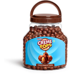 LuvIt Crme Pops | Choco Coated Pops With Crunchy Biscuit Centre | Cake