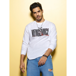 Bewakoof Typography Printed Pure Cotton Oversized T-shirt
