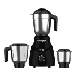 CROMPTON DS 750W Mixer Grinder- 750W Powertron Motor for faster grindi