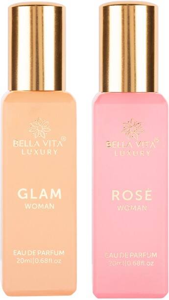 BELLAVITA GLAM & ROSE PERFUME COMBO|JASMINE, ROSE & MUS...