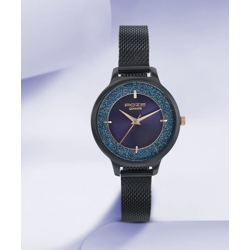 SONATA Poze Blue Dail Blue Strap Analog Watch - For Women