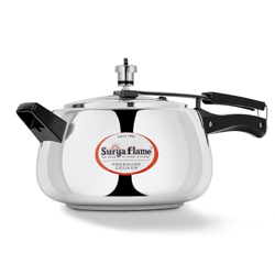 Surya Flame Stainless steel 5 Litre Pressure Cooker inner lid Magma Ga