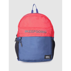 HRX by Hrithik Roshan Unisex ClimaCool Typography Printed Backpack Up