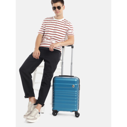 V BY VERAGE TOKYO TEXTURED HARD-SIDED CABIN-SIZED TROLLEY BAG 47.04L