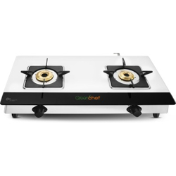 GREENCHEF BLAZE JUMBO BURNER GLASS MANUAL GAS STOVE(2 BURNERS)