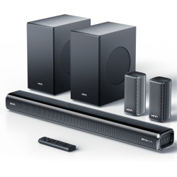 Mivi Fort H880 Soundbar, Dual Subwoofers, Dolby Audio, 880 Watts, 5.2