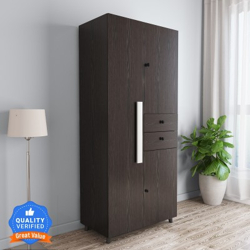 CARLTON LONDON Engineered Wood 3 Door Wardrobe(Finish Color - Wenge, K