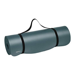 Amazon Basics 13mm Extra Thick NBR Yoga and Exercise Mat with Carrying