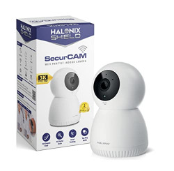 Halonix SecurCAM 360 3MP 3K Pro HD Pan/Tilt Wi-Fi Smart Home Security