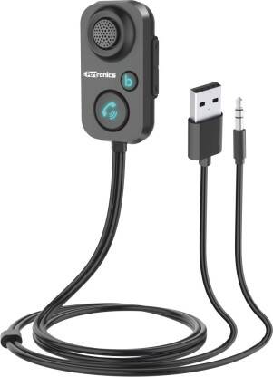 PORTRONICS V5.0 CAR BLUETOOTH DEVICE WITH TRANSMITTER, AUDIO RECEIVER(