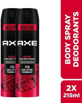 AXE Intense Deo Body Spray - For Men(215 ml, Pack of 2)