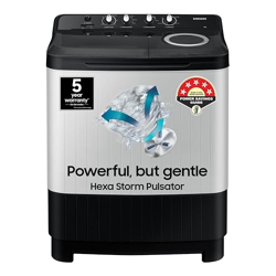 SAMSUNG 8 KG, 5 STAR, SEMI-AUTOMATIC TOP LOAD WASHING MACHINE (WT80C42