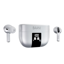 Baani Audio Wireless Earbuds Tws Earphones Bluetooth Quad Mic Technolo