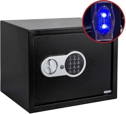 Lifelong 34 Liters Home Safe 1.2 Cubic Feet with Led Safe Locker(Digit