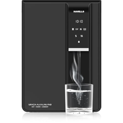 Havells Gracia FAB Alkaline Water Purifier (Black), RO+UV+Alkaline, Ho