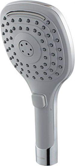 Hindware F160083CP 120mm, ABS 3 Flow Hand Shower with Pressing Switch