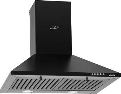 V-Guard M10 Pro Wall Mounted Black 900 CMH Chimney