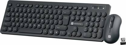 PORTRONICS KEY6 COMBO WITH 2.4GHZ, ADJUSTABLE DPI, SILENT KEYS WIRELES